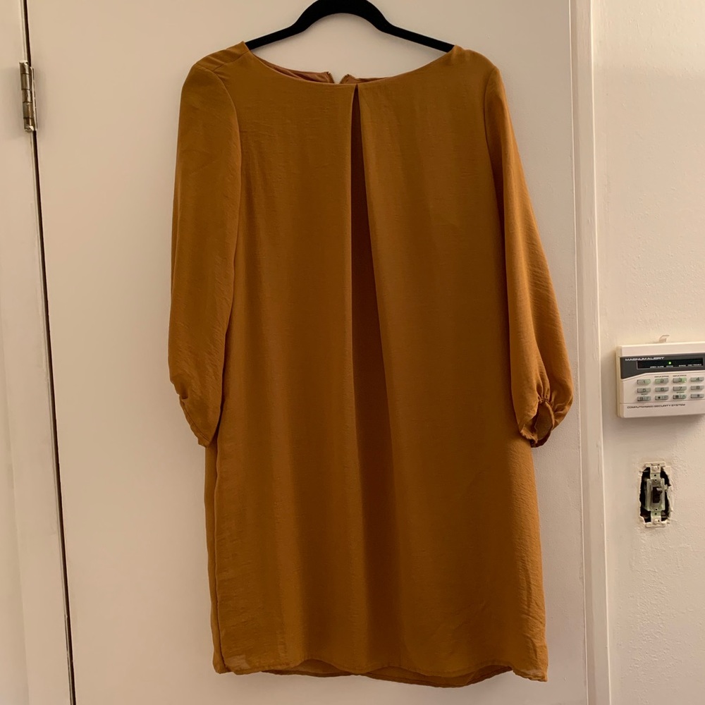 Mustard H&M Shift Dress